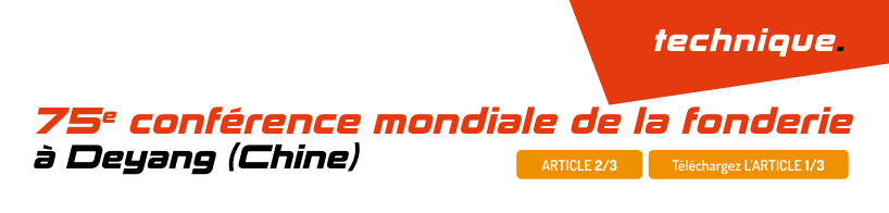 75e conférence mondiale de la fonderie  à Deyang (Chine)