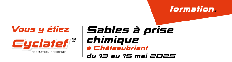 Cyclatef Sables à prise chimique