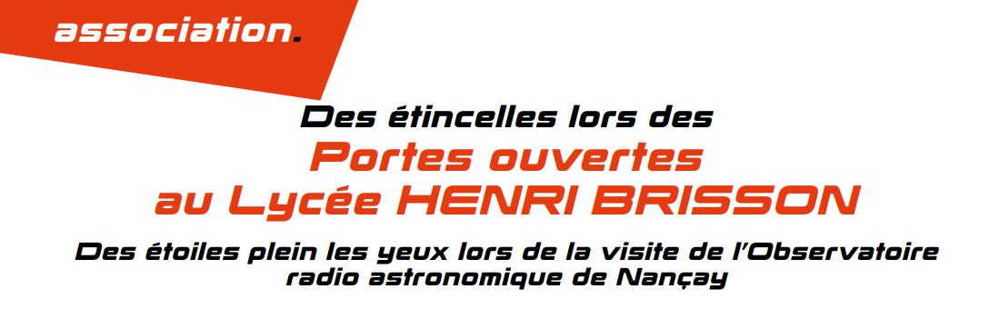 Journée Portes ouvertes au Lycée Henri Brisson