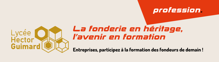 La fonderie en héritage, l’avenir en formation